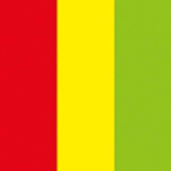 Handheld Confetti Cannon Small - 28 cm, rood/geel/groen - Afbeelding 2