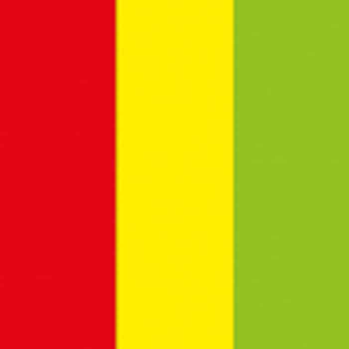 Handheld Confetti Cannon - 50 cm, rood/geel/groen - Afbeelding 2