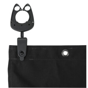 Doek: Val haak (Grippon Tube Curtain Clamp)