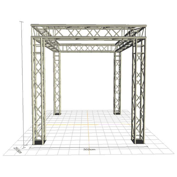 Beursstand: carre 300 x 300 x 250 cm - Afbeelding 2