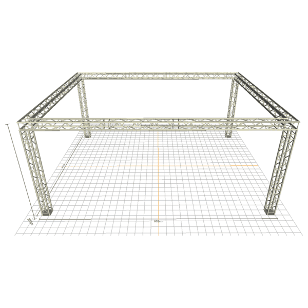 Beursstand: carre 800 x 600 x 300 cm - Afbeelding 2
