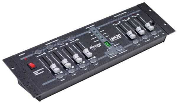 Lichtsturing: Schakel unit + LM 430 Light controller (in flightcase) - Afbeelding 4