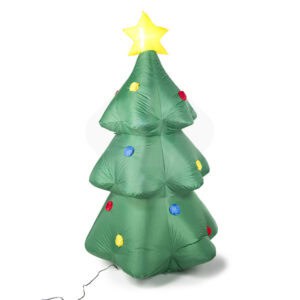 Opblaasfiguur: Kerstboom | 190 centimeter (LED, voor Binnen & Buiten)