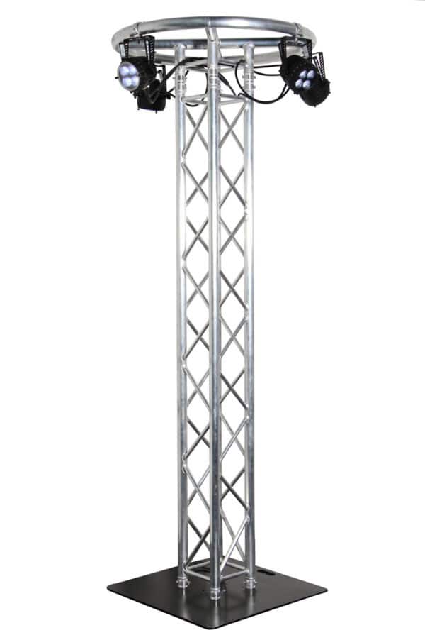 Truss totem met top ring huren – 300cm hoog