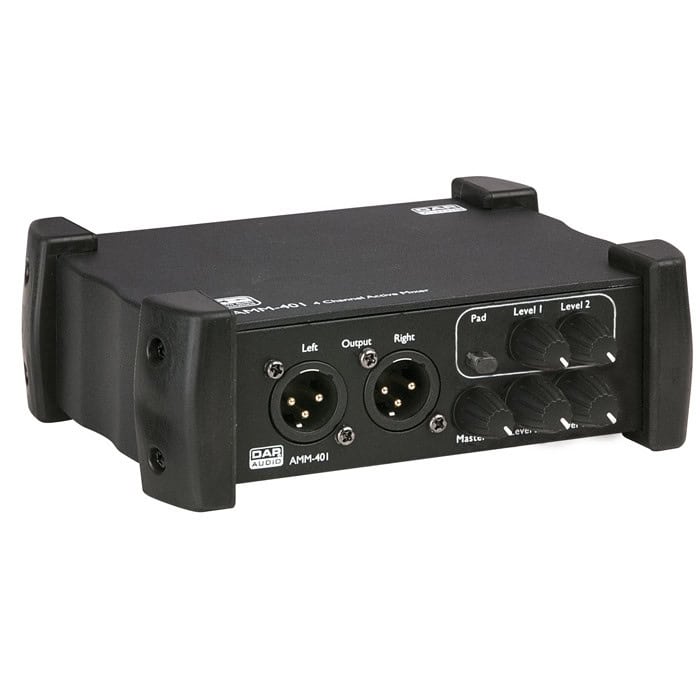 Mixer: DAP AMM-401 - 4-channel active mixer