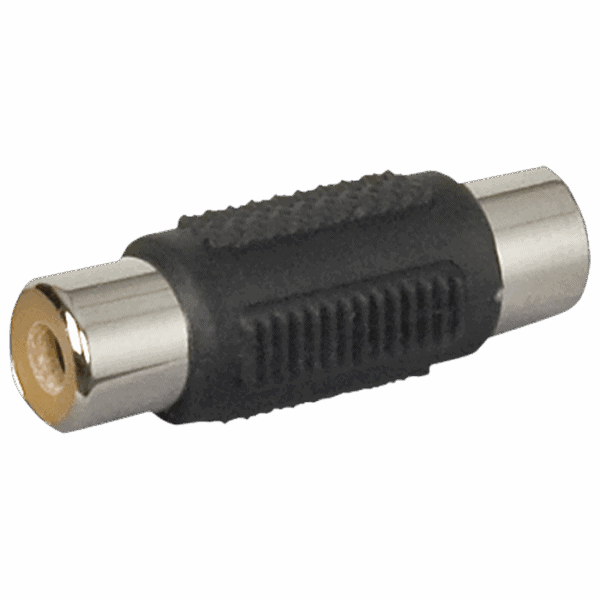 Verloop: RCA female to RCA female (dubbel)
