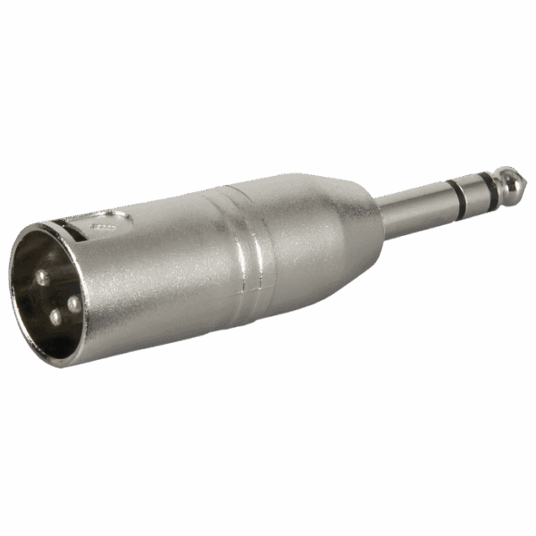 Verloop: XLR 3P male to Jack mono male