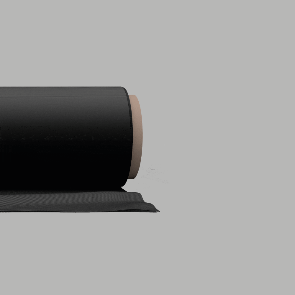Pre-cut podiumrok, 160gr/m², 20cm/59m¹, per rol - kleur 9999 zwart