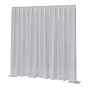 Pipe and drape | Per 3 meter | hoogte: 3 meter | kleur: wit | Molton |