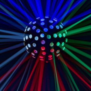 Licht effect: Showtec Colourburst PRO - Spiegelbol effect